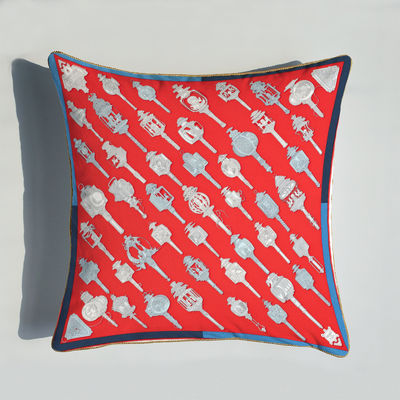 Home Decor Printed Cushion Cover Fashion Luxury Square Jacquard Throw Pillow