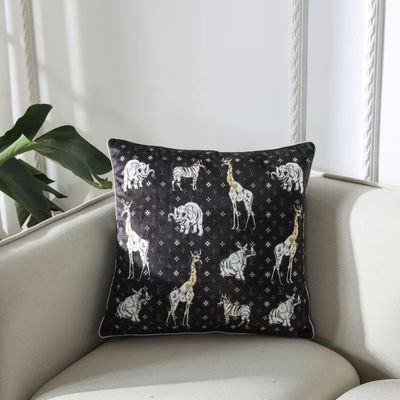 Room Office Cushion Cover Color Combinations 45*45cm Velvet Golden Bedding Pillow Cover