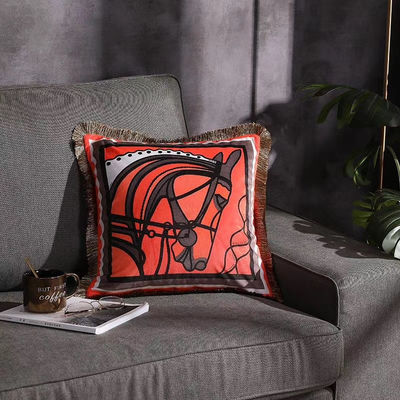 Geometric Patterns Printed Cushion Cover 45*45 Cm Square