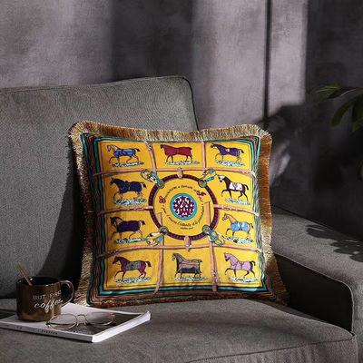43*43cm Printed Cushion Cover Geometric Pillow Case 100% Polyester