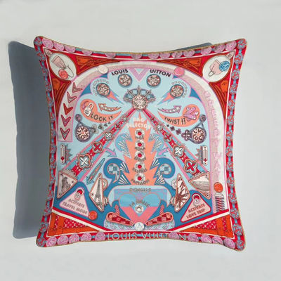 Geometric Patterns Printed Cushion Cover 45*45 Cm Square