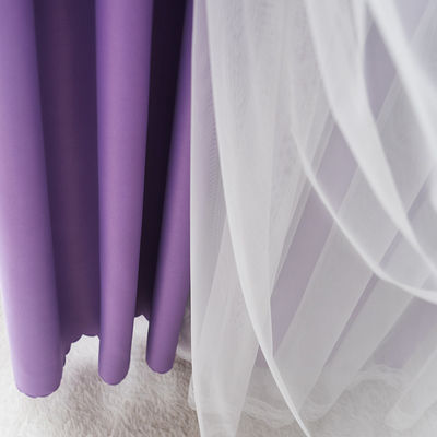 110inch Blackout Plain Cotton Curtain poly cotton lining fabric
