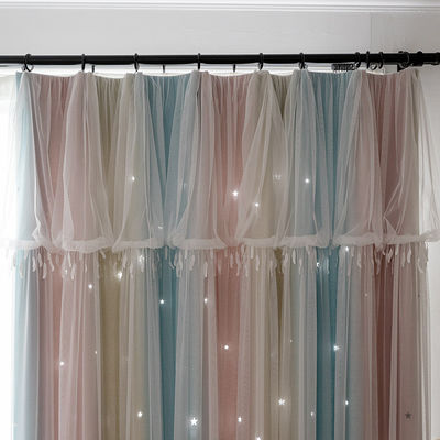 Digital Printed Polyester Curtain Fabric Blackout Living Room