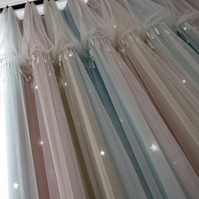 Digital Printed Polyester Curtain Fabric Blackout Living Room