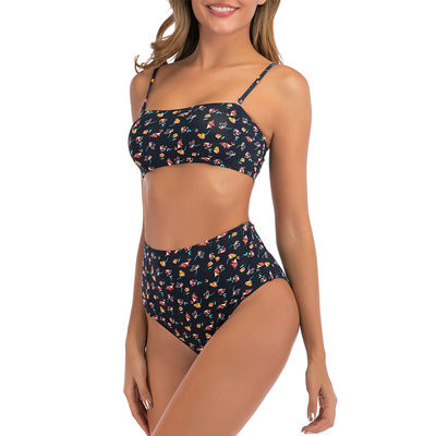 Eco Friendly Triangle Polyester Swim Suit Bikini Breathable Sustainable Backless Swimmwear