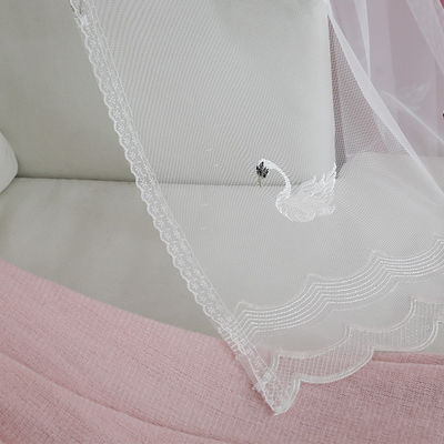 Voile Window Curtain Sheer Fabric 2.80M 100% Polyester Soft Chiffon White