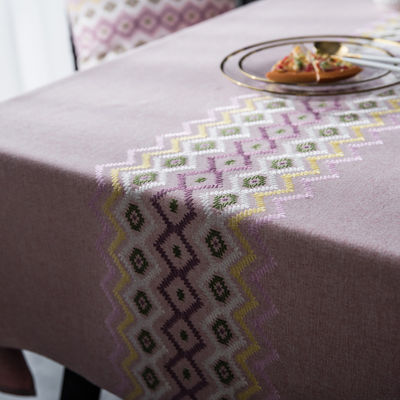 Botanica  Cotton Birthday Tablecloth Tree Block Print Linen Party Wedding