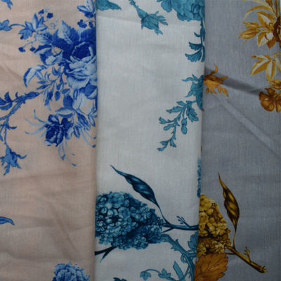 Dress Floral Breathable Viscose Rayon Fabric Crepe Print
