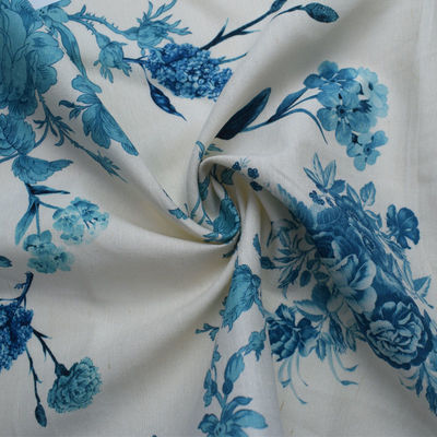 Dress Floral Breathable Viscose Rayon Fabric Crepe Print
