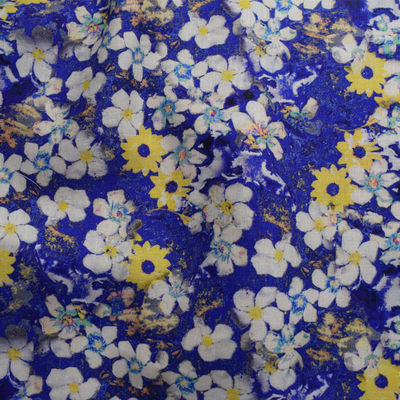 Woven 100% Viscose Rayon Fabric Digital Printed Rayon Challis Textile Floral Pattern