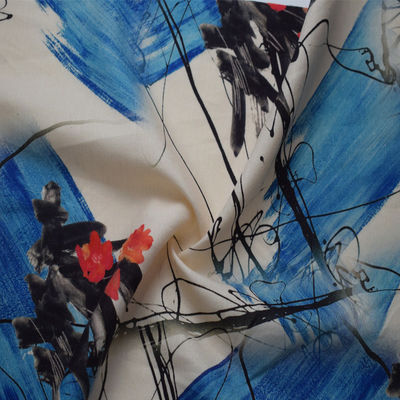 Soft Digital Printed Viscose Rayon Fabric 100% Ramie Linen Fabric Yarn Dyed