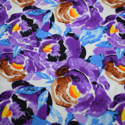 100% Spun Viscose Rayon Fabric Print Rayon Fabrics Medium Weight