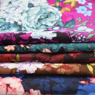 Beautiful 45S*45S Viscose Rayon Fabric Plain Digital Printing