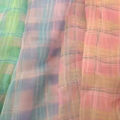 150cm Wide Soft Blue Three-dimensional Star Print Chiffon Tulle fabric for Dresses