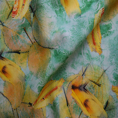 Mothproof Soft Tulle Fabric Anti Bacteria Tencel Blend Ramie Fabric T Shirt
