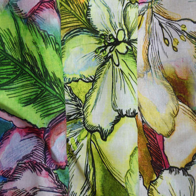 Woven Tencel Soft Tulle Fabric 70% Viscose Blend Print Solid Dyed Twill