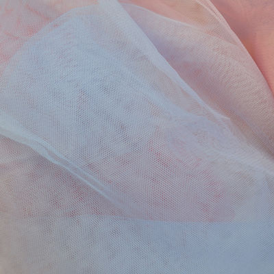 French Lace Soft Tulle Fabric rainbow glitter Blue 51 Inch 52 inch