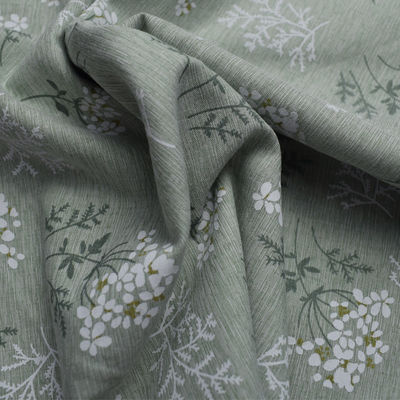 100 Polyester Cotton Fabrics Digital Print Woven Floral Dress Printed Plain