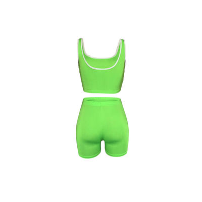 Pure Color Spring &amp; Summer Sexy Sleeveless Vest Shorts Set 13 Colors