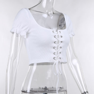 Skinny Navel Multi - Color U Collar Corns With Cardigan Blouse Women