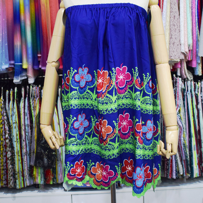 Women Custom Skirt Hawaiian Style Fashion Embroidered Printed Dress