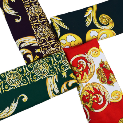 Island Style Polyester Printing Fabric 1.5m Width Custom Pattern