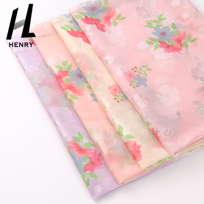 Soft Tulle Print Pattern 100% Polyester Mesh Fabric For Women'S Dress