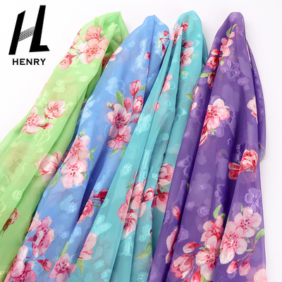 Custom Pattern Chiffon Fabric Print Mesh For Decoration Accessories