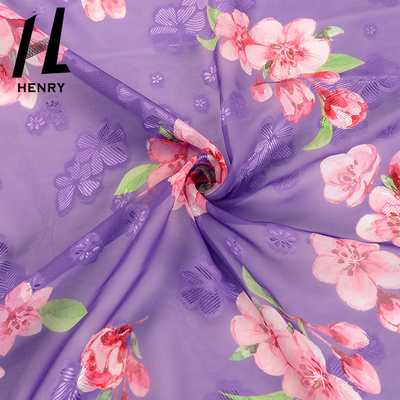 Custom Pattern Chiffon Fabric Print Mesh For Decoration Accessories