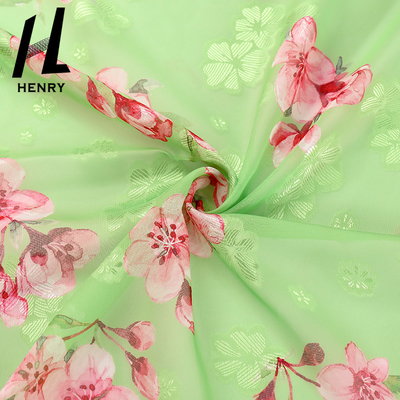 Custom Pattern Chiffon Fabric Print Mesh For Decoration Accessories
