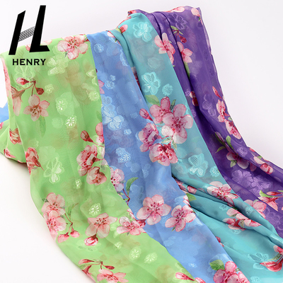 Custom Pattern Chiffon Fabric Print Mesh For Decoration Accessories